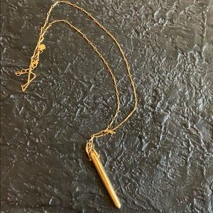 Stella & Dot Gold Pendant Necklace